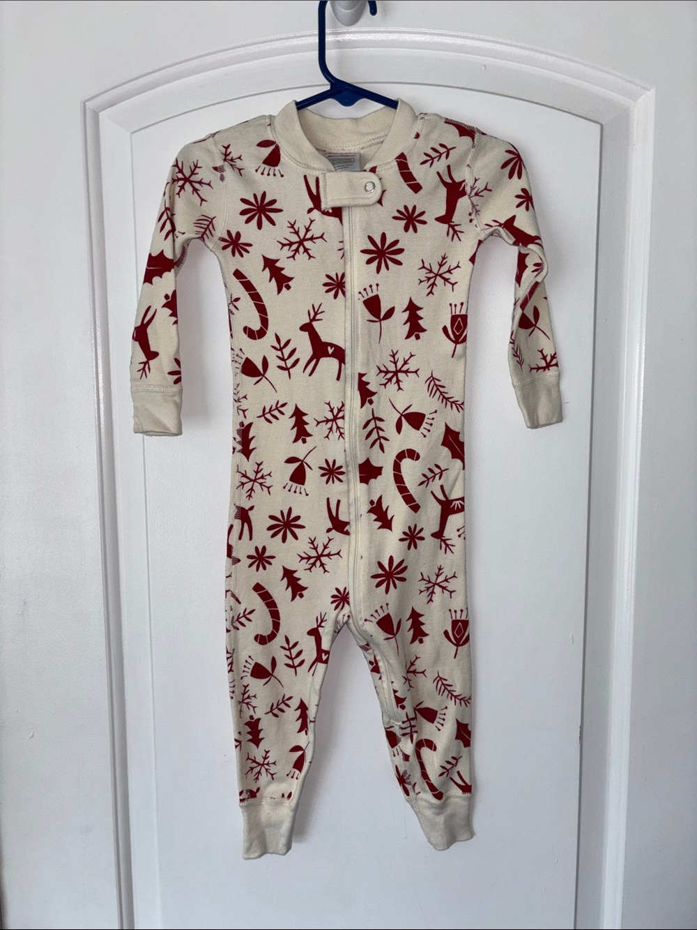 Hanna Andersson organic sleeper pajamas 80 18-24 months